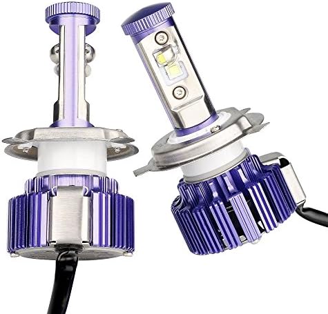 Car H4 LED Headlight Bulb All-in-one Conversion Kit - H4 / HB2 / 9003 - 80W 8000LM 6000K Super Bright Cool White Light - 2 Yr Warranty