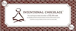 Intentional Chocolate $75 Gift Certificate