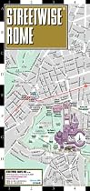 Streetwise Rome Map - Laminated City Street Map of Rome, Italy - with integrated metro map including subway and railway lines, stations