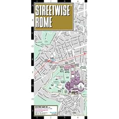 Streetwise Rome Map - Laminated City Center Street Map of Rome, Italy - Folding pocket size travel map with metro map, subway