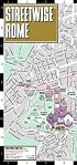 Streetwise Rome Map - Laminated City Street Map of Rome, Italy - with integrated metro map including subway and railway lines, stations