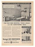 1955 Mercy Hospital OR Canton Ohio GE Air Conditioner Print Ad