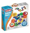 Quercetti 2341 - Kreatives Konstruktions-Stecksystem Kaleido Gears, inklusiv 55 Bauteile, farbig sortiert