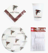 Atlanta Falcons 96 Piece Party Pack / Plastic Dinnerware Set