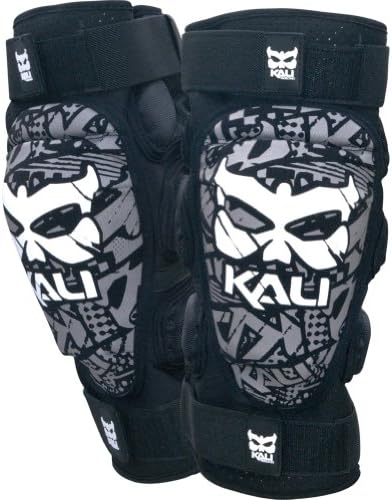Kali Aazis Soft Tape Adult Knee Guard MX Motorcycle Body Armor - Black / Small