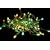 Morning Dew LED fairy lights in turquoise and warm white, made by QB