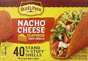 nacho cheese flavored taco shells