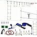 Gentle Booms Sports Ninja Line Obstacle Course Kit Monkey Bar Kit 40 Foot, Kids Slackline Hanging Obstacle Course Set, Extreme Training Equipment for Outdoor Play