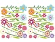 Wallies Peel and Stick Green Garden Wall Art