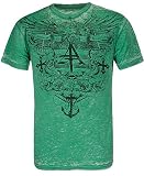Aqua VI Revenge Burnout T-Shirt Kelly