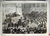 1870 Debate In The French Corps Legislatif Old Print