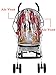 Tojwi Universal Clear Waterproof Rain Cover Wind Shield Fit Most Strollers Pushchair