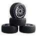 WR8 Tarmac Wheel With Tires For HPI Rally Off-Road WR8 Tyres Pack Of 4 Black