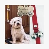 PoochieBells Solid Classic Red Dog Potty Training Doorbell