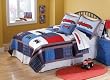 Cars Full / Queen Size Quilt with 2 Shams