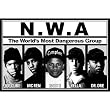 NWA (Ice Cube, MC Ren, Eazy E, Yella, Dr Dre) Music Poster Print - 24x36