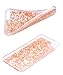 iPhone 7 Case, FLYEE Clear Bling Shiny Sparkling [Ultra Slim] Luxury Flexible Transparent Soft TPU Cover for iPhone 7 4.7 inch Rose Gold