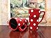 Polka Dots Travel Mug Color: Red