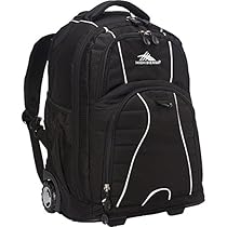 High Sierra Freewheel Rolling Backpack (Black)
