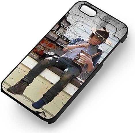 The Walking Dead Carl Grimes for Iphone 6 and Iphone 6s Case (Black Rubber Case)