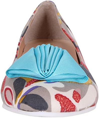 MCnelly's Cute Mommy & Me Flower Floral Printed Comfy Flat Shoes (shoes-028-1-235)