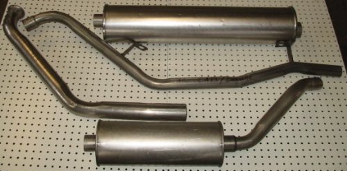 Single Exhaust System- Stainless steel - OE type muffler