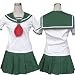 Dream2Reality Japanese Anime InuYasha Cosplay Costume - Higurashi Kagome Summer Uniform Kid Size Lar