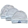 Transportation 3-Pack Infant Caps