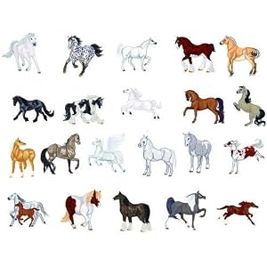 Brother/Babylock Embroidery Machine Card HORSES #9