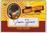 2004 Upper Deck Play Ball Rookie Portfolio Signature #JF Jason Frasor - Brooklyn Dodgers (Autographed Card) (Baseball Cards)