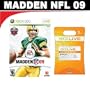 Madden NFL 09 (XBOX 360) + Xbox 360 Live 3 Month Gold Card