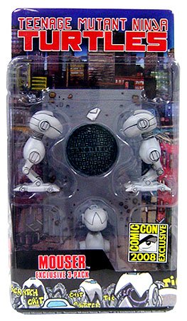 Childrens Toyshop  Toys : Teenage Mutant Ninja Turtles: SDCC Exclusive Mouser Action Figures 3-Pack