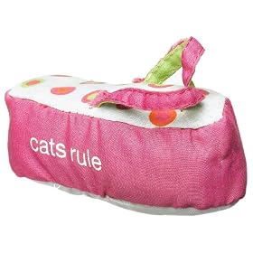 Cats Rule Catnip Toy - Blue Flip Flop