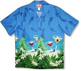 Floating Martini Men's Hawaiian Aloha Shirt