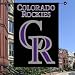 Colorado Rockies Applique Banner Flag