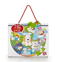Dylan The Dog Puzzle Game with Fluffy Ears