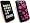 EMARTBUY APPLE IPOD TOUCH 2G/3G SILICON CASE/COVER/SKIN FLORAL BLACK + SCREEN PROTECTOR