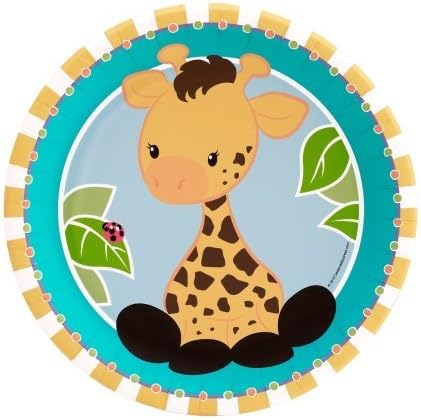 Party Destination 234450 Giraffe Dinner Plates