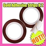 2 Nail Art Gold Strips Decoration Design Tool 078