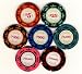 Poker Chip Mustersatz aus dem James Bond 007 Kinofilm "Casino Royale"
