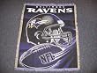 BALTIMORE RAVENS 48"x 60" Triple Woven Jacquard KNIT THROW BLANKET