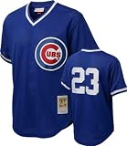 Ryne Sandberg #23 1984 Chicago Cubs Royal Mitchell & Ness Mesh BP Jersey