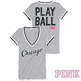 Chicago White Sox Victoria's Secret PINK&Atilde;&macr;&Acirc;&iquest;&Acirc;&frac12; V-Neck Ringer Tee