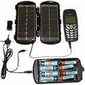 Solar 2 in 1 Folding Panel, Power supply, AA and AAA battery charger.
