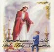 100 First Communion Mini Remembrances Cards in English - Boy, 1.5" x 2.5"
