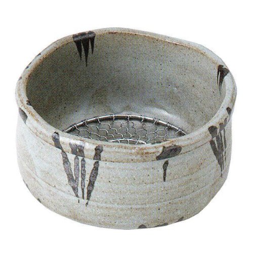 刺身皿　中鉢　唐津剣先　抹茶碗　和食器（金属製すのこはついていません）