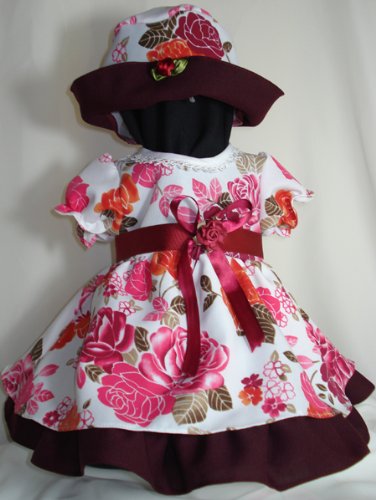 New Baby Girls Vintage New Fall Style Pageant Wedding