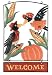 Welcome Sign 3D Metal Crows Blackbirds (12x19) by Regal Art #F370