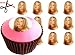 12 X JENNIFER ANISTON 38mm (1.5 Inch) PRE-CUT Cake Toppers Edible Rice Paper Cupcake Decoration 43