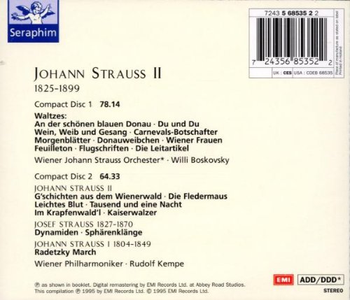 Cover image : Strauss;Waltzes